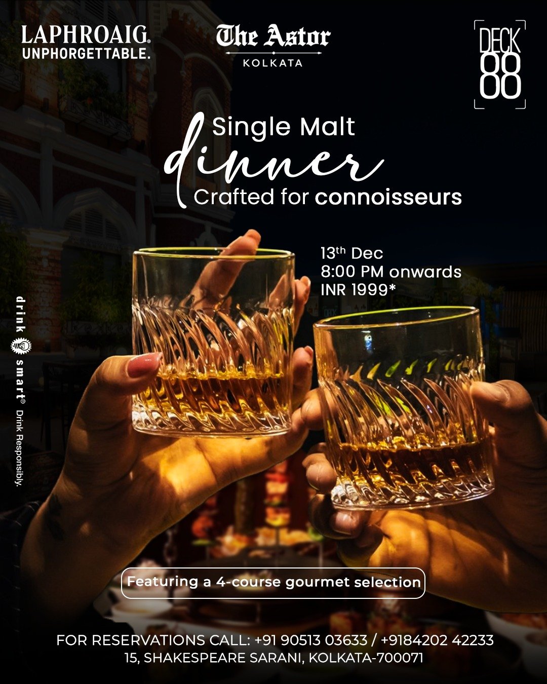Single Malt Dinner – Crafted for Connoisseurs