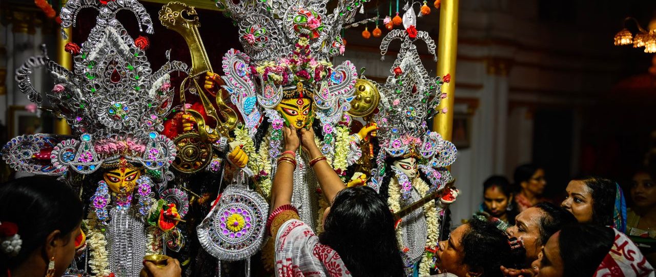 durga pooja pandal
